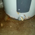 Corroded Water Heater Close up